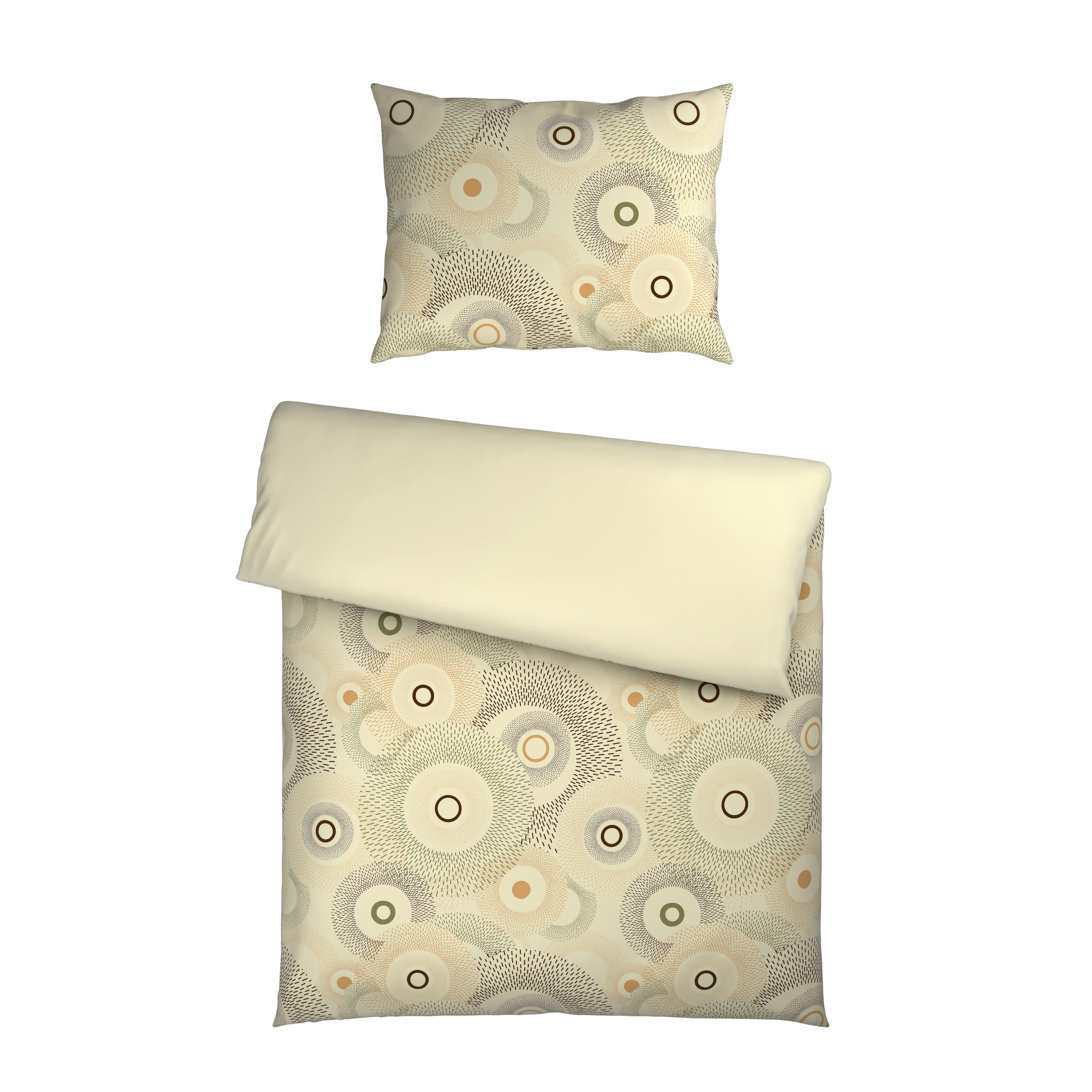 POSTELJINA SA DVA LICA 140/200 cm saten bež  - bež, tekstil (140/200cm) - Esposa