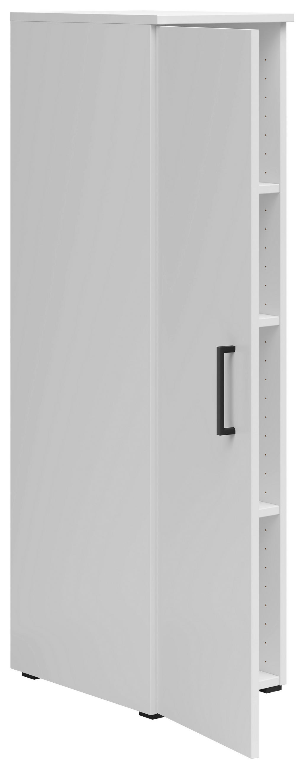 DULAP MULTIFUNCȚIONAL in alb  - alb/antracit, Modern, plastic/material pe bază de lemn (30/115/40cm)
