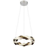 LED-HÄNGELEUCHTE 37,5/130 cm    - Klar, Design, Kunststoff/Metall (37,5/130cm) - Globo