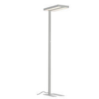 LED-STEHLEUCHTE 61/28/195 cm    - Klar/Chromfarben, KONVENTIONELL, Kunststoff/Metall (61/28/195cm) - Novel