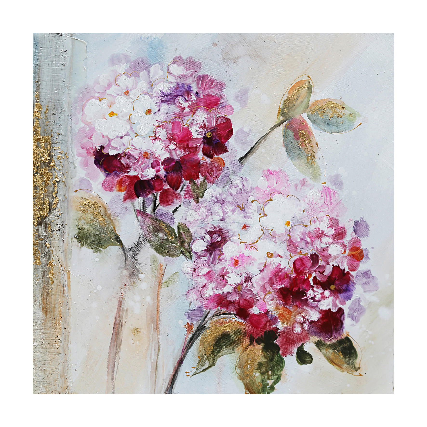 Monee Ölgemälde Mehrfarbig 55x55 cm