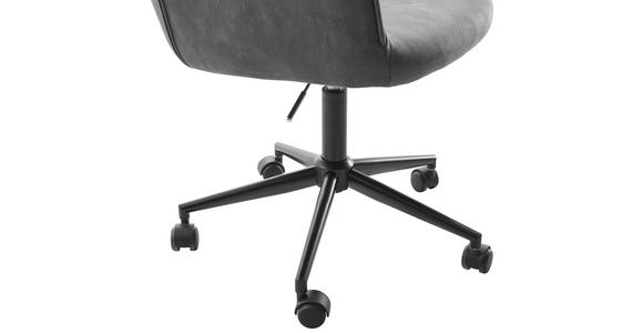DREHSTUHL Grau, Schwarz - Schwarz/Grau, Design, Kunststoff/Textil (57/88-100/62cm) - Xora