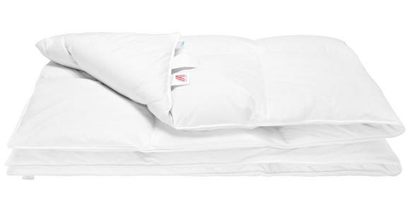GANZJAHRESDECKE 140/200 cm  - Weiß, Natur, Textil (140/200cm) - Sleeptex