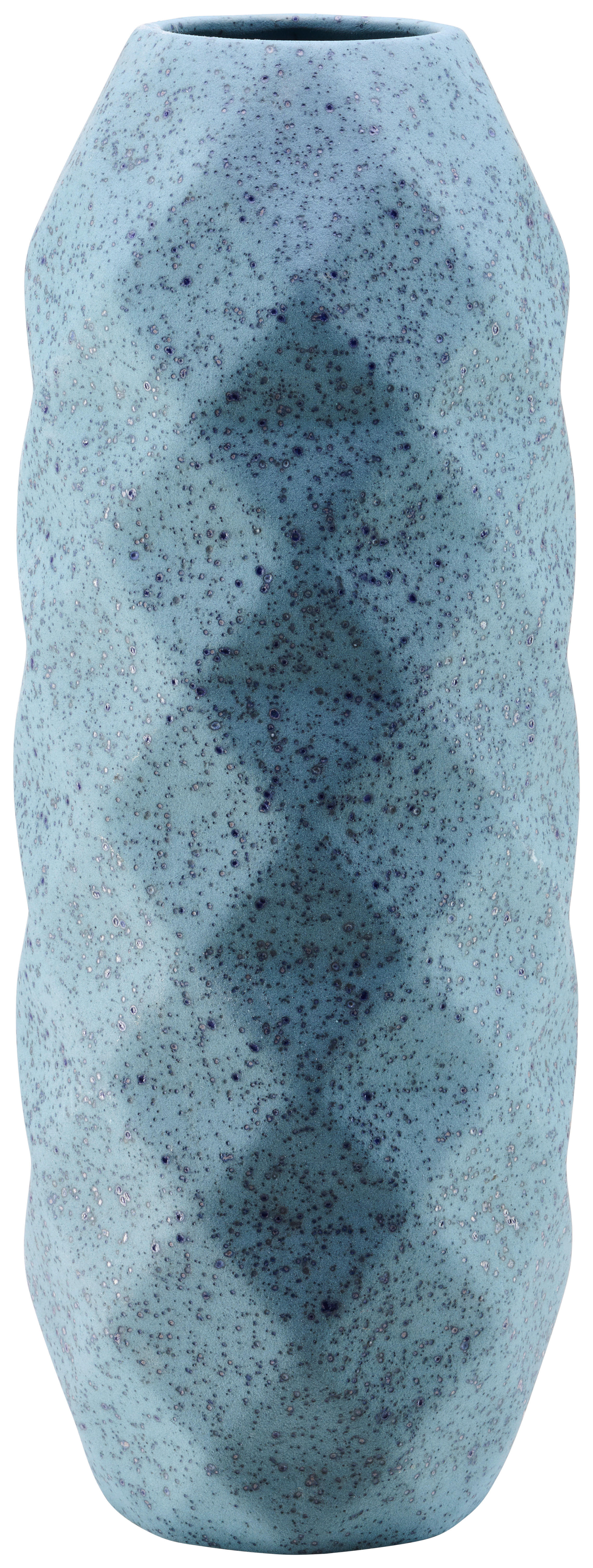 Ambia Home VÁZA, keramika, 45 cm - tmavě modrá
