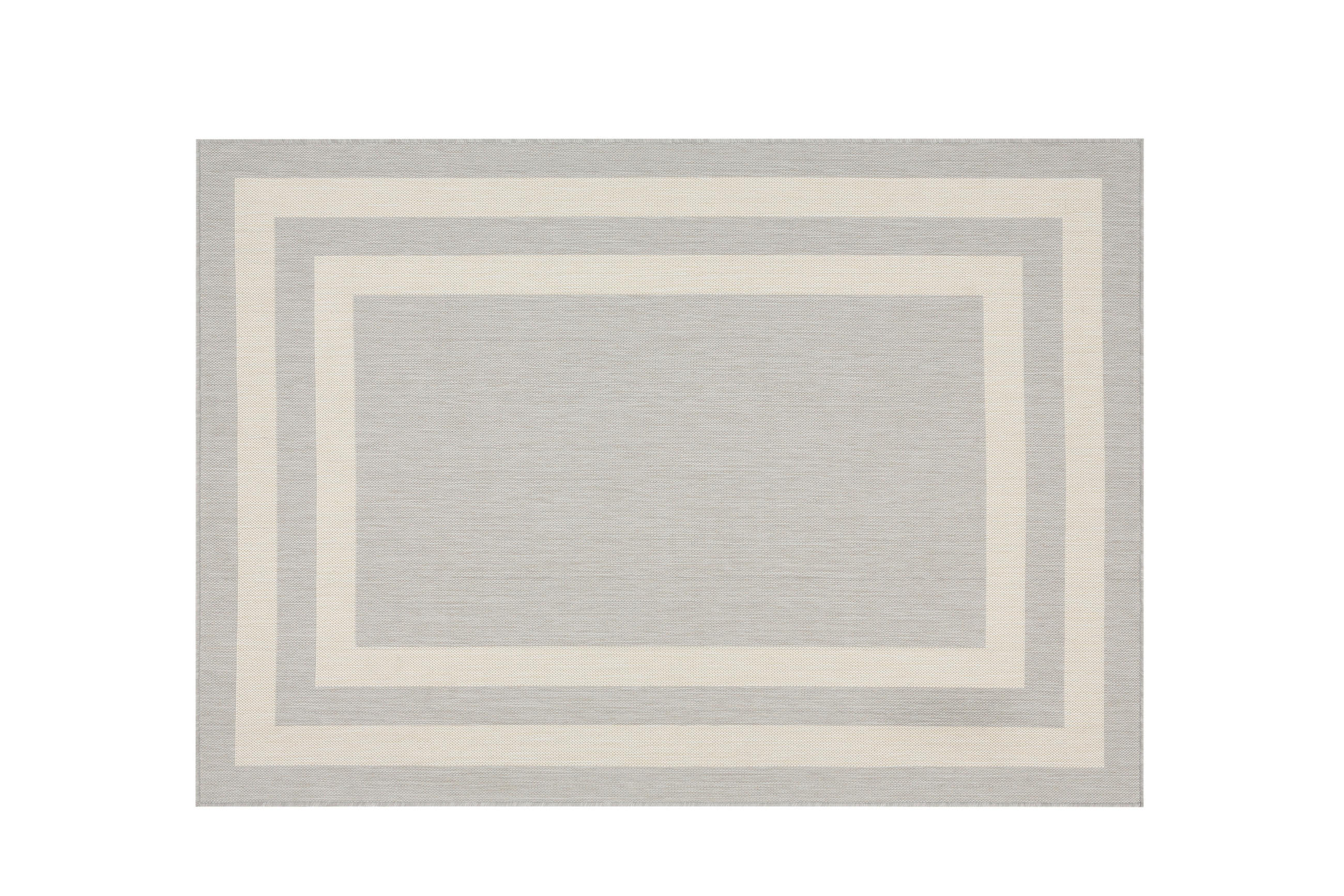 OUTDOORTEPPICH 60/110 cm 011585-013 Grau  - Grau, Basics, Textil (60/110cm) - Novel