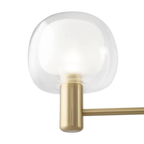 PENDELLEUCHTE 104/18/26 cm    - Transparent/Goldfarben, Trend, Glas/Metall (104/18/26cm) - MAYTONI