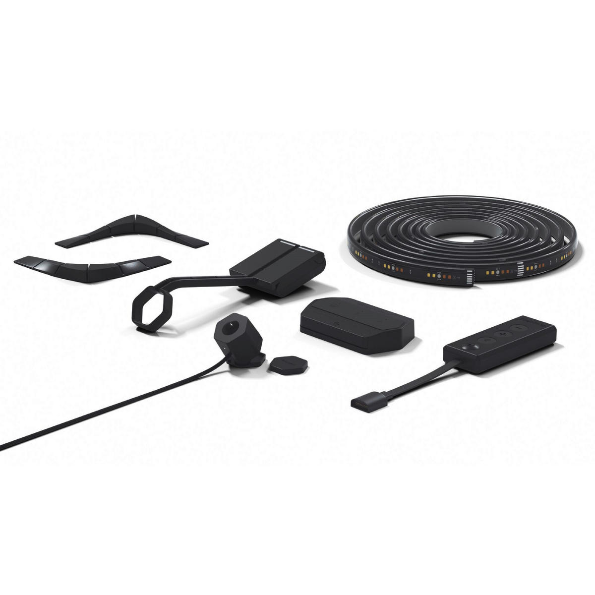 4D MIRROR+LIGHT STRIP KIT 85" 520 cm   - Schwarz, Basics, Kunststoff (520cm) - NANOLEAF