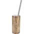 WC-BÜRSTENGARNITUR in Metall - Chromfarben/Braun, Design, Keramik/Kunststoff (8,5/38/8,5cm) - Sadena WC-BÜRSTENGARNITUR in Metall - Chromfarben/Braun, Design, Keramik/Kunststoff (8,5/38/8,5cm) - Sadena