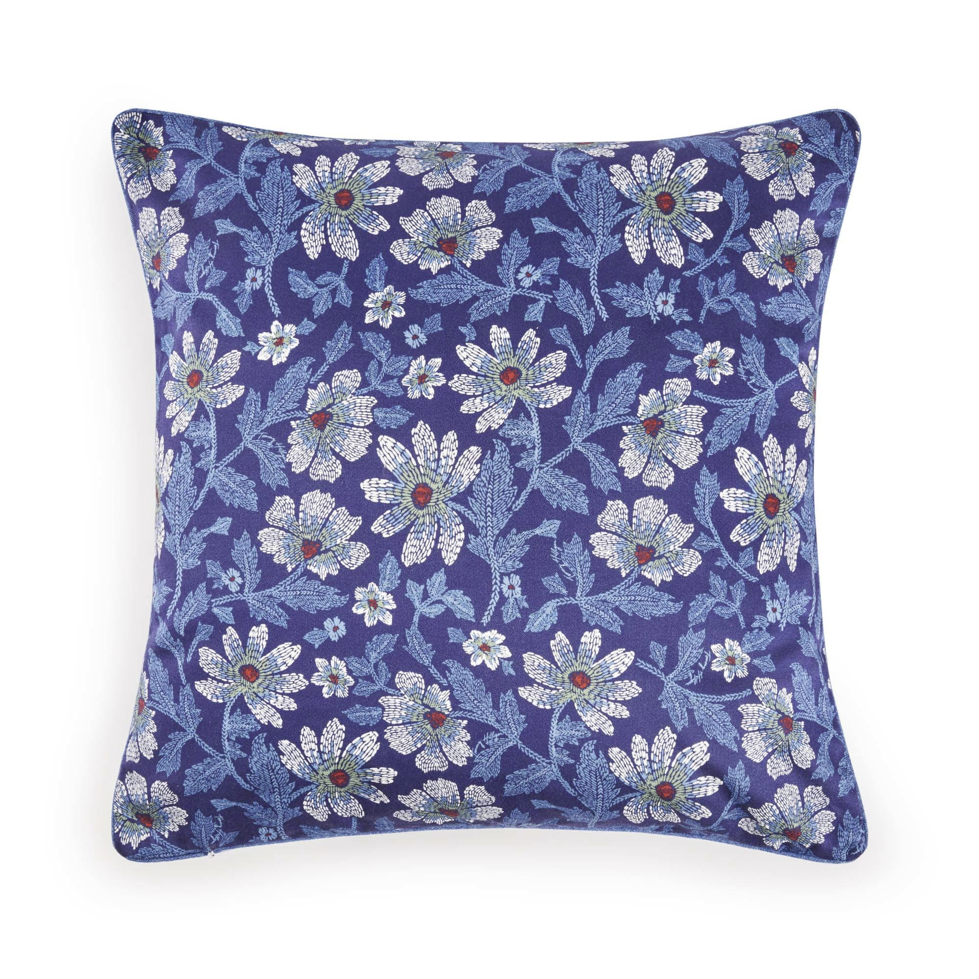 KISSENHÜLLE Outdoor 40/40 cm  - Blau/Grau, Basics, Textil (40/40cm) - Tommy Hilfiger