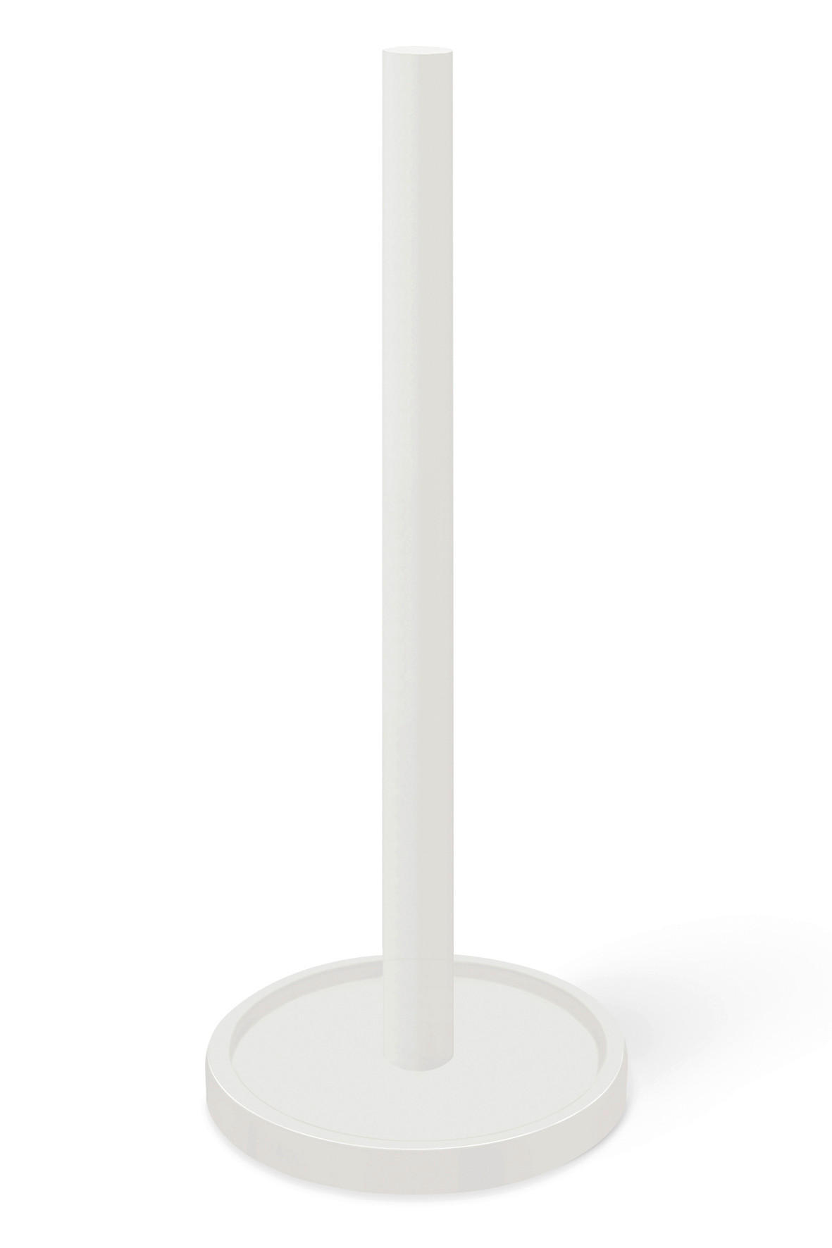 DRŽALO ZA TOALETNI PAPIR - bela, Design, kovina (15/37cm) - Zack