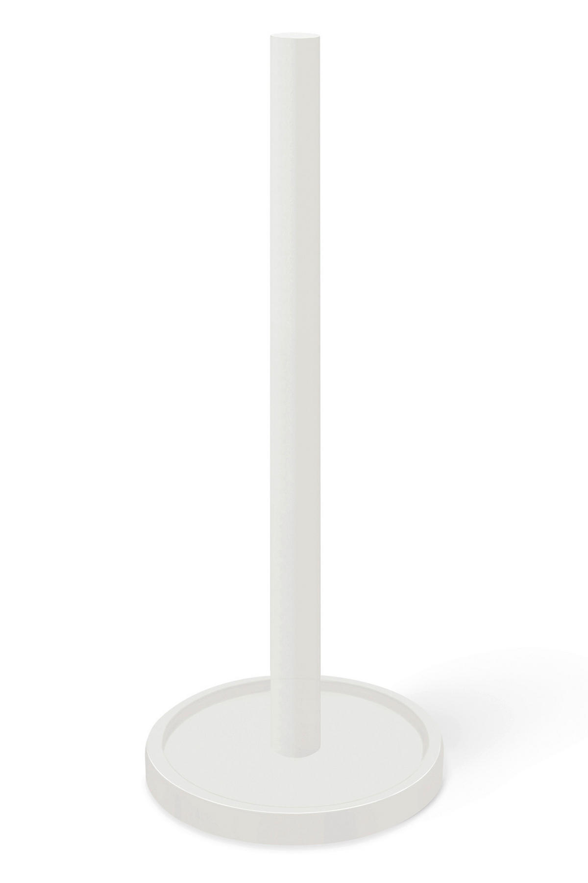 DRŽALO ZA TOALETNI PAPIR - bela, Design, kovina (15/37cm) - Zack