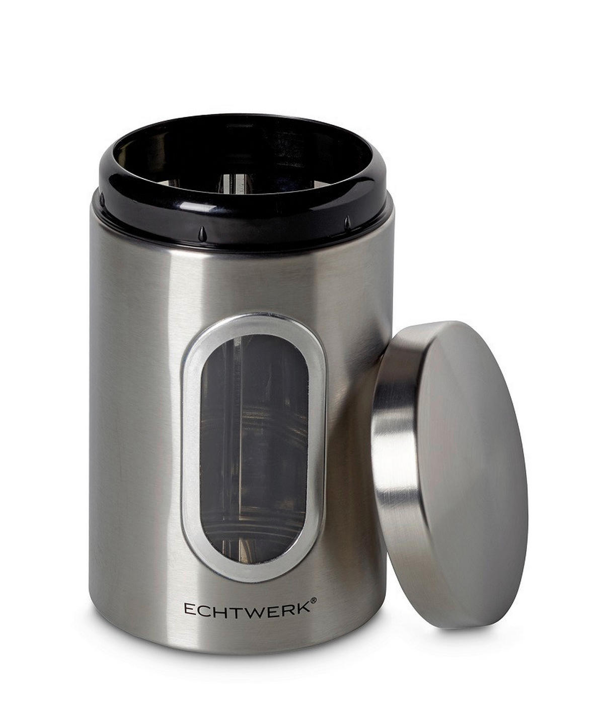 VORRATSDOSE 1,4 L  - Silberfarben, MODERN, Metall (12/18/12cm) - Echtwerk