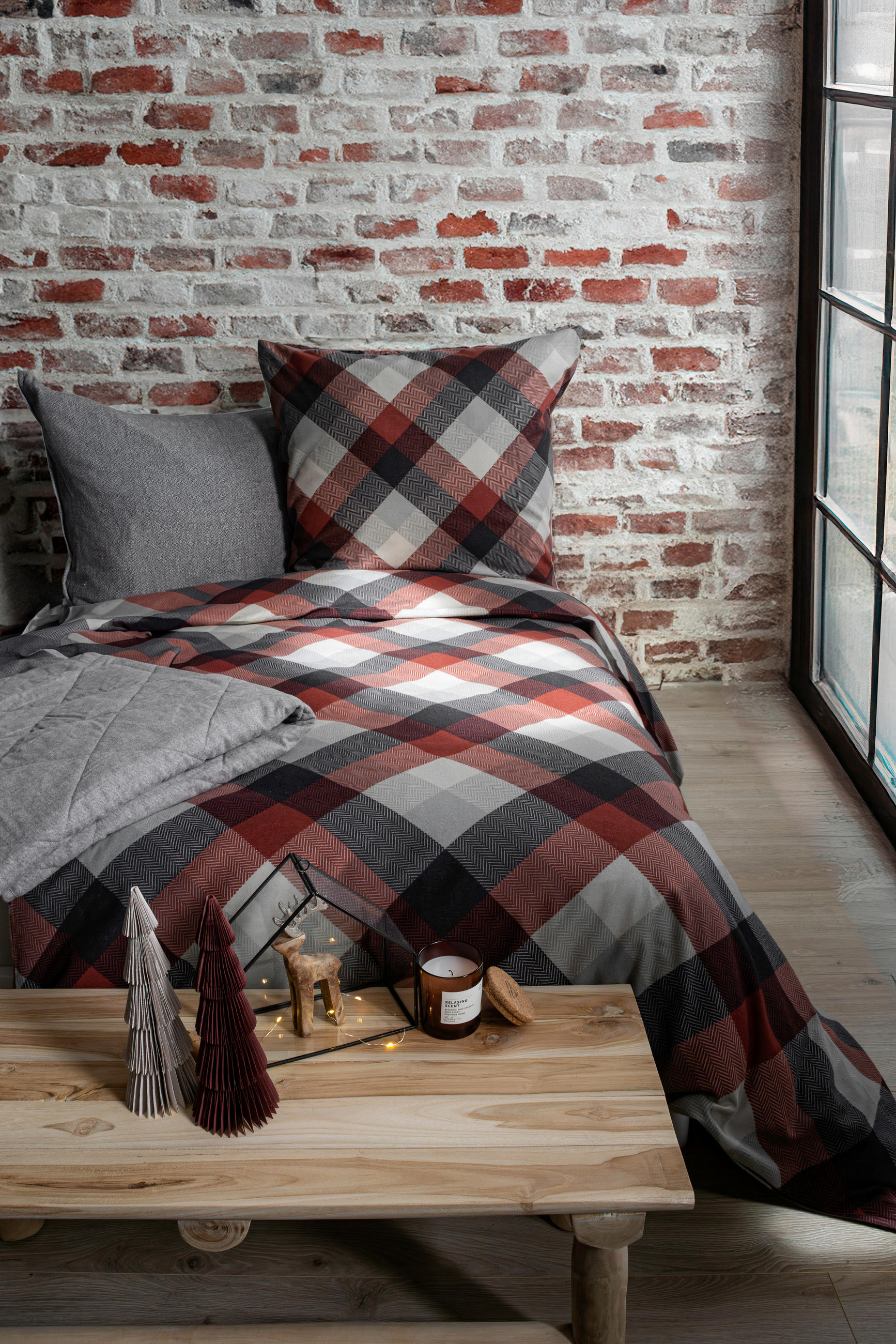 BETTWÄSCHE Aspen Biber 155/200 cm  - Braun, KONVENTIONELL, Textil (155/200cm) - Fleuresse
