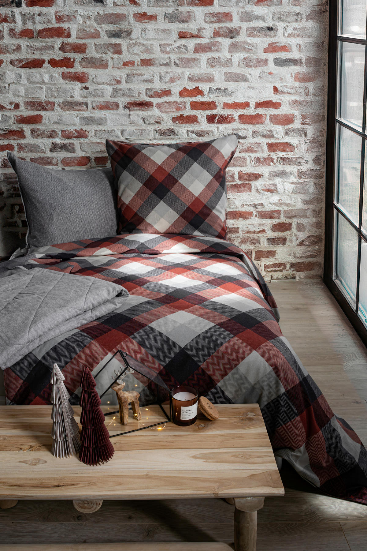 BETTWÄSCHE ASPEN - Braun, KONVENTIONELL, Textil (155/200cm) - Fleuresse