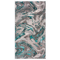 SZŐTT SZŐNYEG   - bézs/smaragdzöld, Basics, textil (120/170cm)