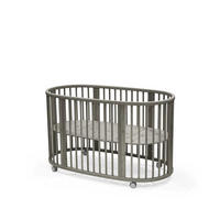 GITTERBETT Sleepi V3  141/74/78 cm   - Anthrazit, Basics, Holz (141/74/78cm) - Stokke