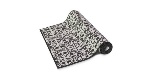 LÄUFER 80/150 cm Schwarz  - Schwarz, Design, Kunststoff/Textil (80/150cm) - Novel