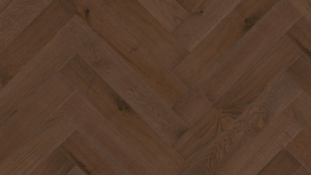 FISCHGRÄT Eiche Havanna Stab 750  per  m² - Eichefarben, Design, Holz (75/12,5/0,93cm) - Weitzer Parkett