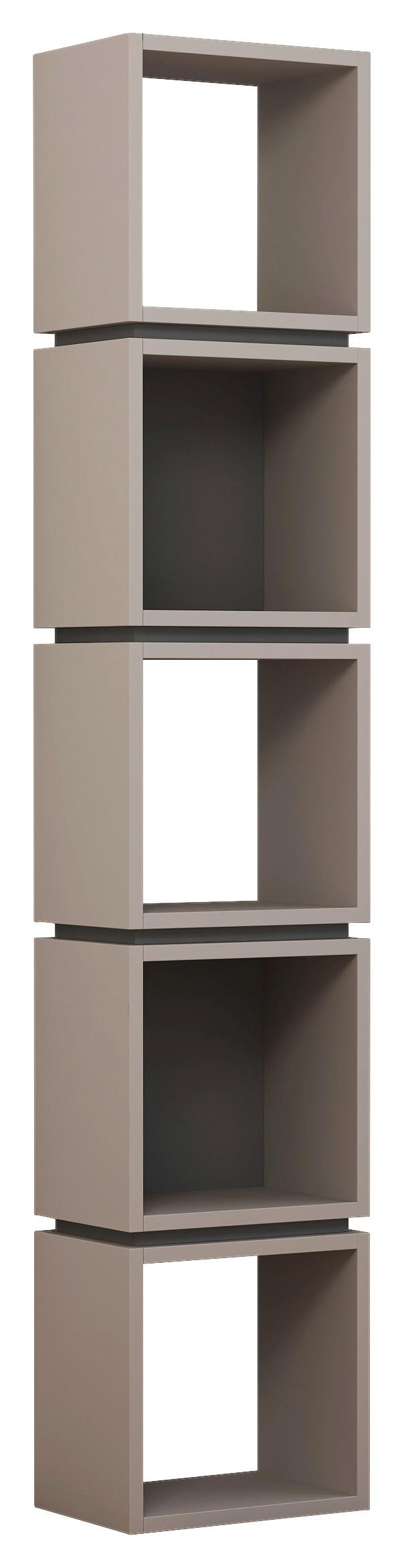 BÜCHERWAND  32/167/22 cm Beige  - Beige, Design, Holzwerkstoff (32/167/22cm) - Livetastic