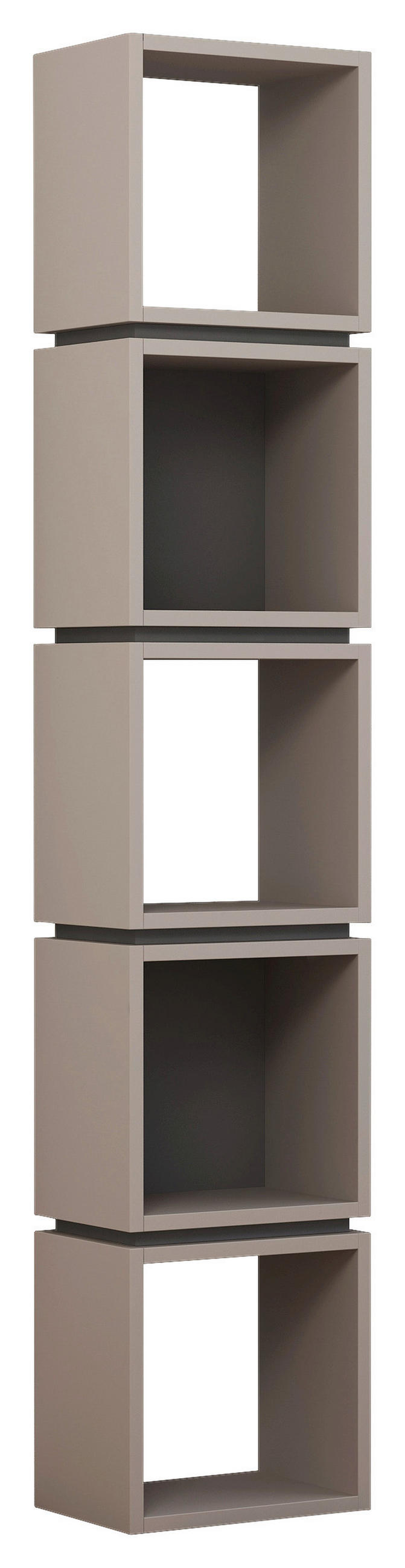 BÜCHERWAND  32/167/22 cm Beige  - Beige, Design, Holzwerkstoff (32/167/22cm) - Livetastic