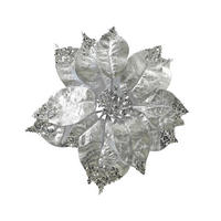 Floare Decorativă - argintiu, Basics (16,00/16,00/5,00cm)