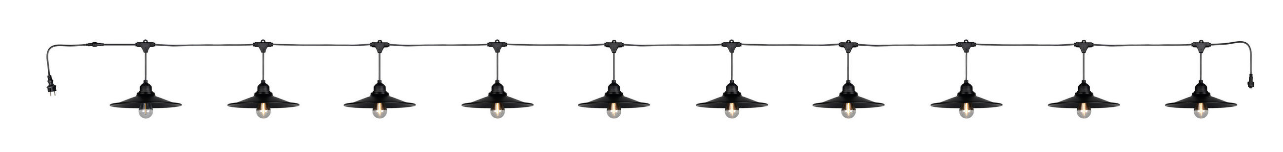 LJUSSLINGA  - svart, Lifestyle, plast (650,0cm)