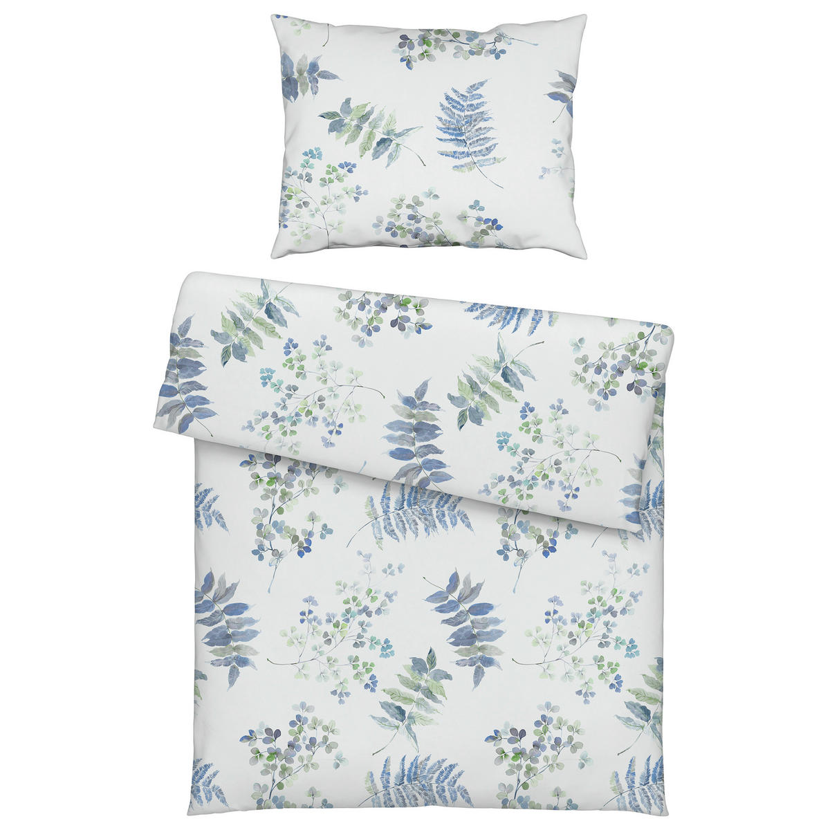 BETTWÄSCHE Atelier Makosatin 140/200 cm  - Blau, Design, Textil (140/200cm) - Estella