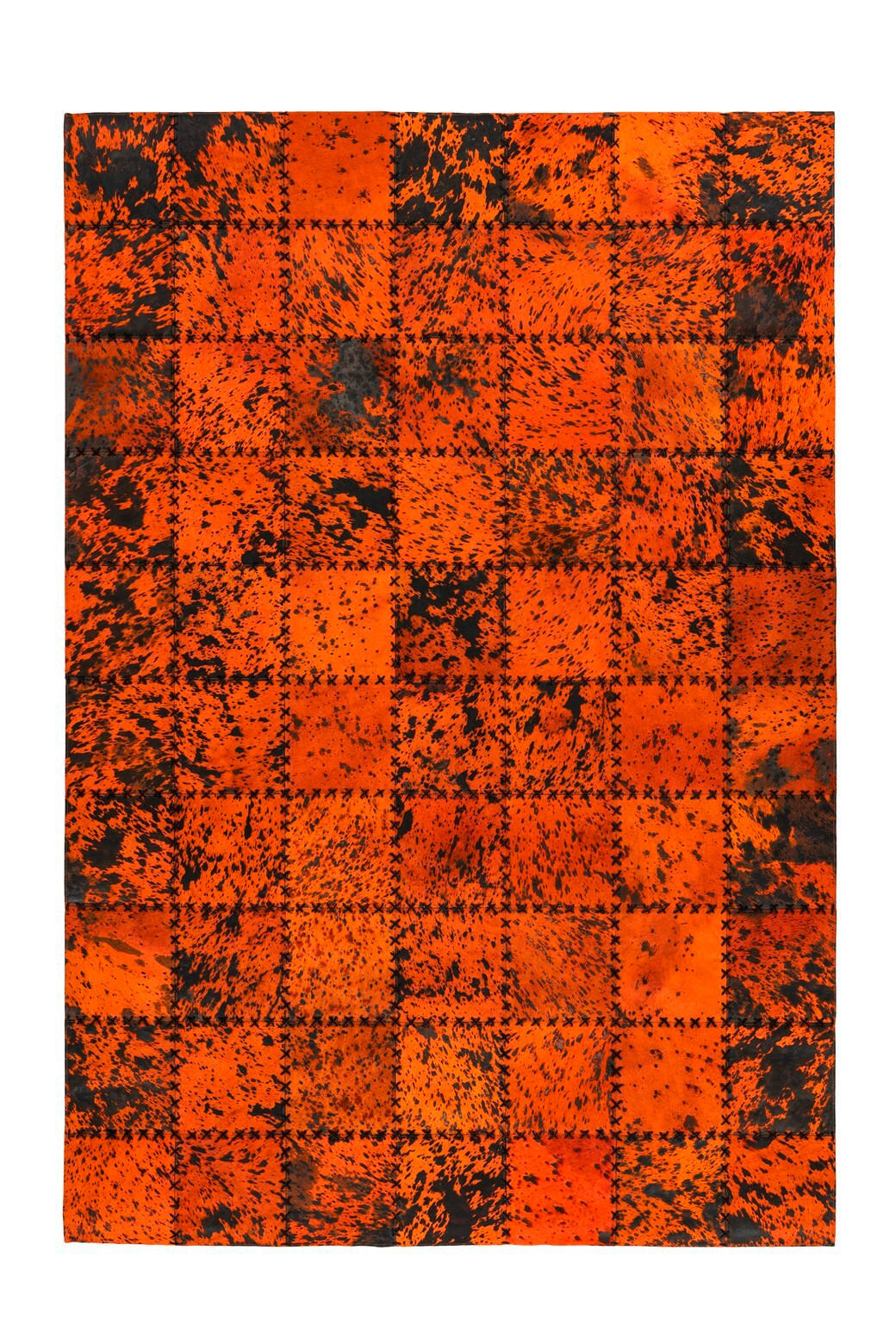 WEBTEPPICH 120/170 cm Orange  - Orange, Basics, Leder/Textil (120/170cm) - Novel