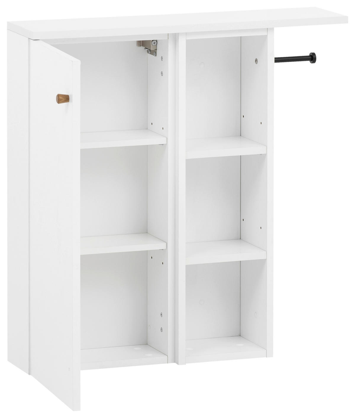 HÄNGESCHRANK 70,7/74,2/17 cm  - Eichefarben/Weiß, MODERN, Holz/Holzwerkstoff (70,7/74,2/17cm) - Stylife