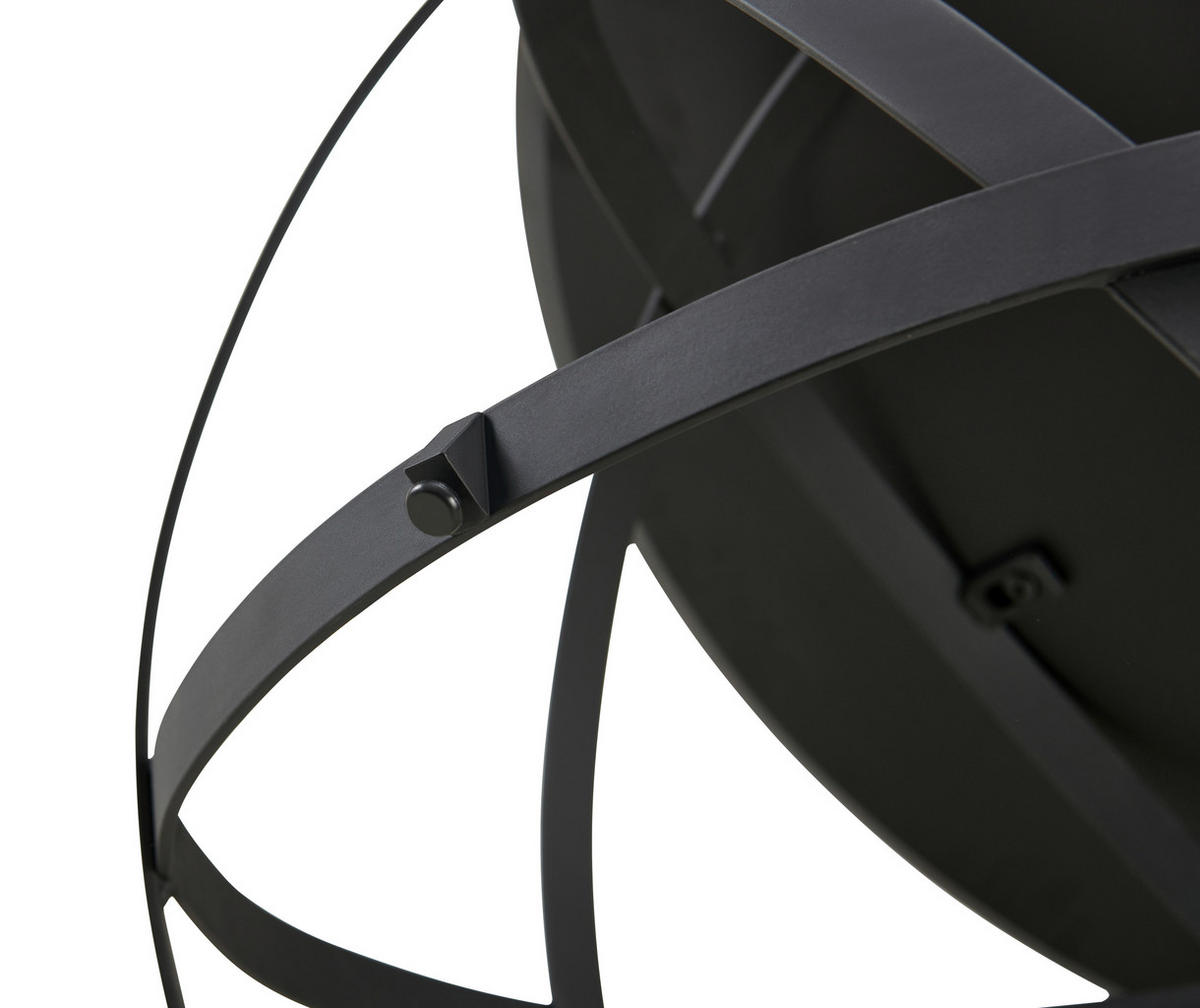 COUCHTISCH in Metall, Keramik 70/70/45 cm  - Schwarz, Design, Keramik/Metall (70/70/45cm) - Livetastic