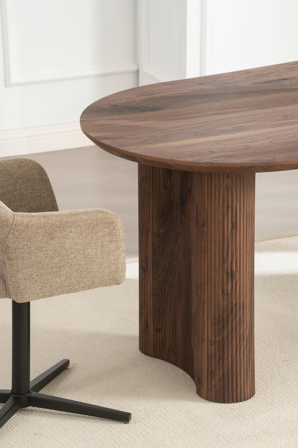 ESSTISCH in Holzwerkstoff 180/90/75 cm   - Walnussfarben, Basics, Holzwerkstoff (180/90/75cm) - Livetastic