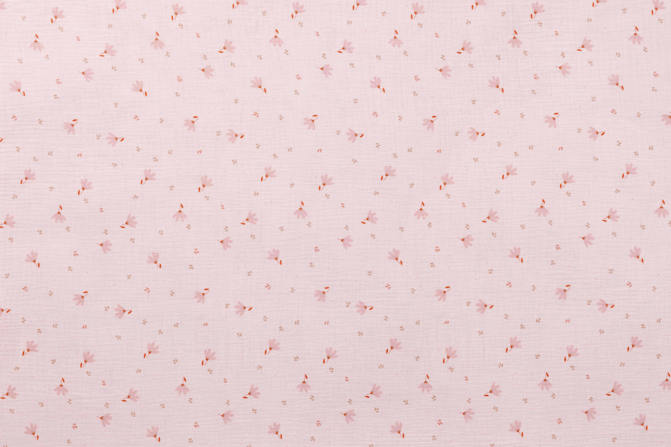 Thumbnail - Patinio Babybettwäsche Musselin Flora, Rosa, Textil, Blume, 100x135 cm, Textiles Vertrauen - Oeko-Tex®, pflegeleicht, at...