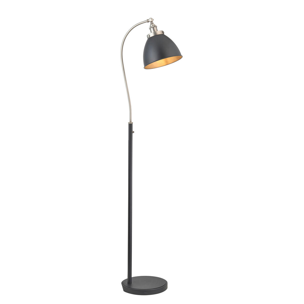 STEHLEUCHTE 28/35/160 cm    - Messingfarben/Zinkfarben, Basics, Metall (28/35/160cm) - ENDON