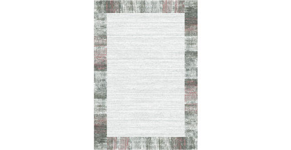 WEBTEPPICH 67/140 cm Sorrent  - Silberfarben/Rosa, Design, Textil (67/140cm) - Novel