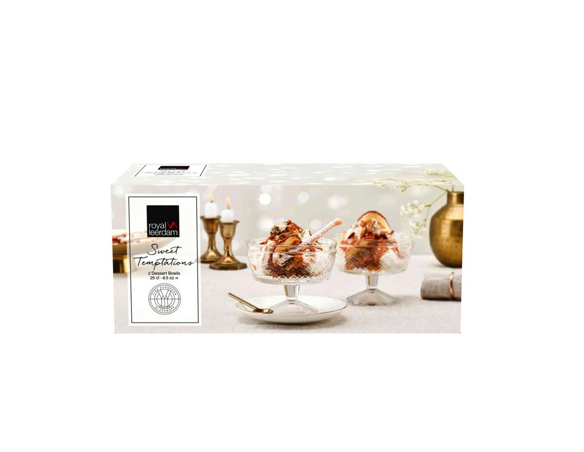 FAGYLALTOSPOHÁR 2 részes  - Konventionell, Üveg (22,2/9,8/11,3cm) - Homeware