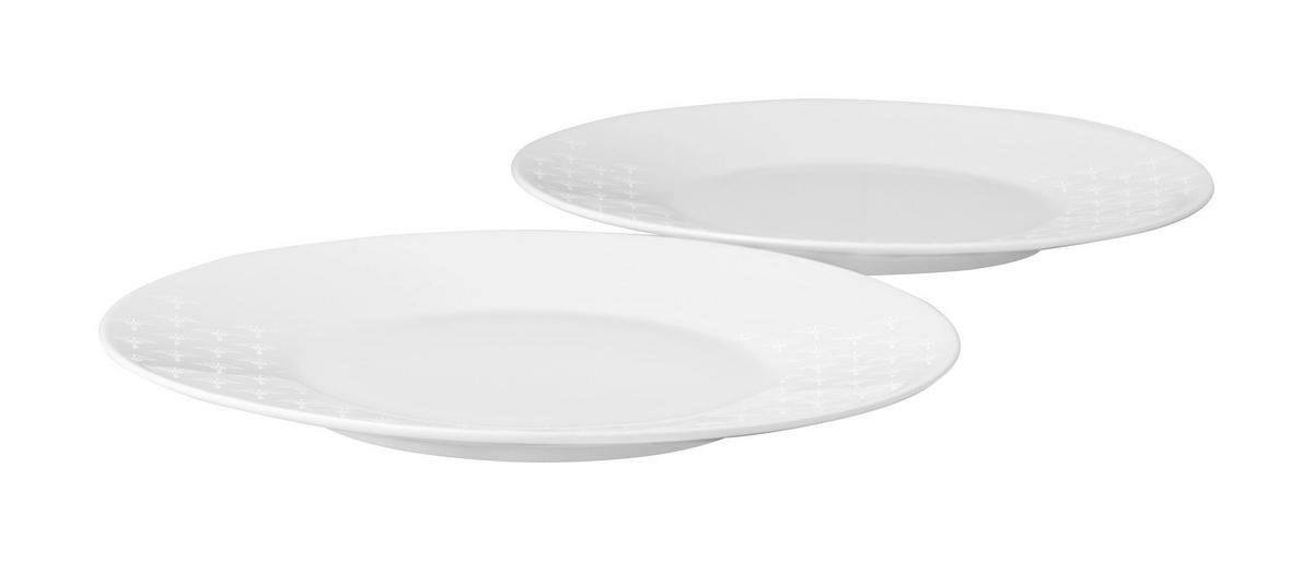 BROTTELLER-SET Weiß 19 cm Faded Cornflower  - Weiß, Design, Keramik (19cm) - Joop!