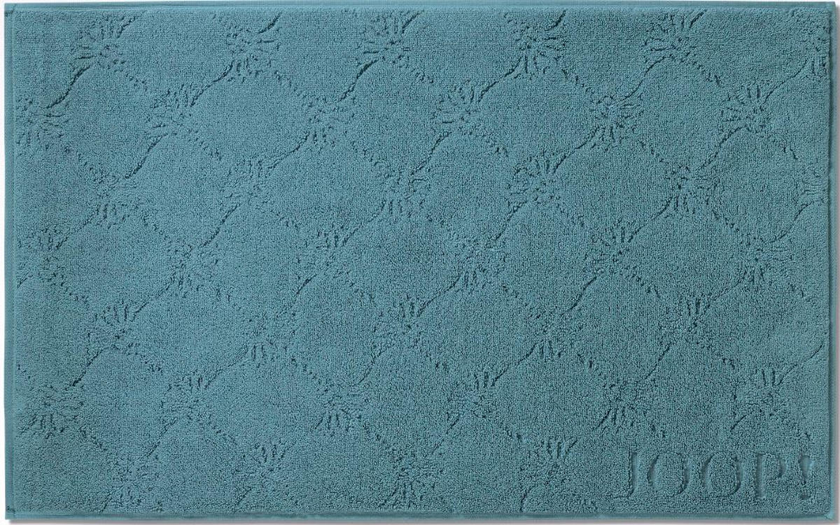 BADTEPPICH Blau, Mintgrün 50/80 cm  - Blau/Mintgrün, Basics, Textil (50/80cm) - Joop!