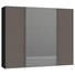 SCHWEBETÜRENSCHRANK 3-türig Grau, Schwarz - Silberfarben/Schwarz, Design, Glas/Holzwerkstoff (278/220/65cm) - Jutzler SCHWEBETÜRENSCHRANK 3-türig Grau, Schwarz - Silberfarben/Schwarz, Design, Glas/Holzwerkstoff (278/220/65cm) - Jutzler