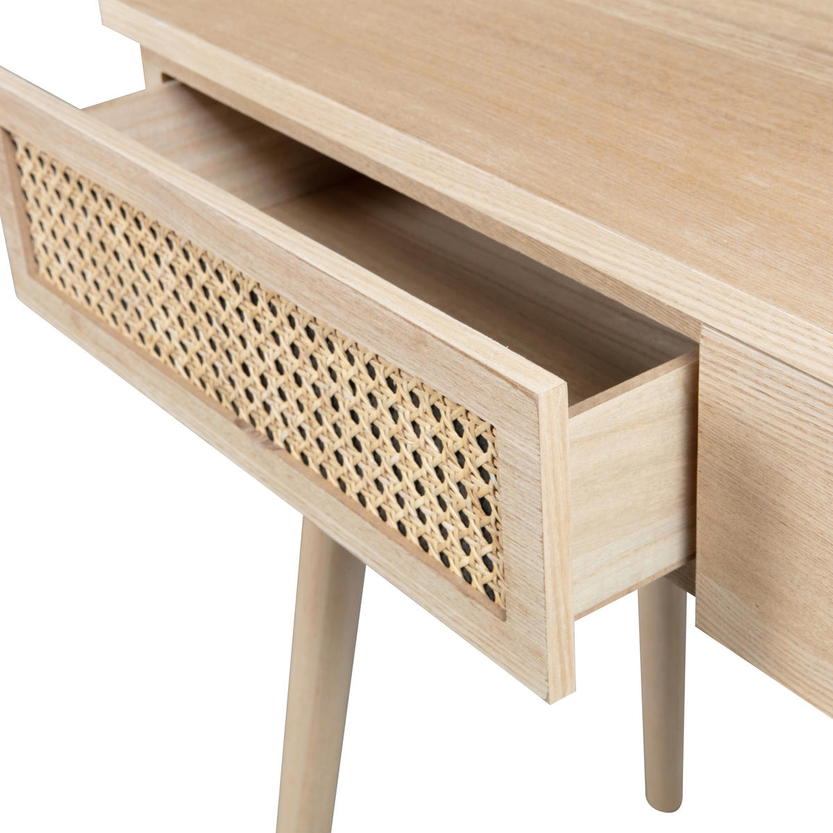 SCHMINKTISCH in Naturfarben Kiefer  - Naturfarben, Design, Glas/Holz (70/40/125cm) - Livetastic