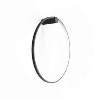 BADEZIMMER-WANDLEUCHTE Mirror   - Schwarz, Design, Metall (60/60/16cm)