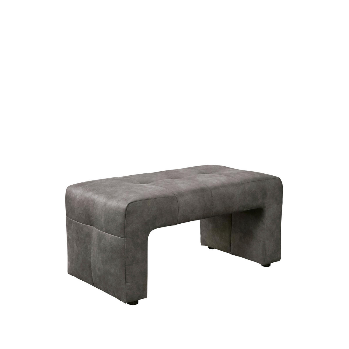 KLUPA  antracit  drvo, tekstil, drvni materijal      - crna/antracit, Moderno, drvni materijal/drvo (100/51/54cm) - Livetastic