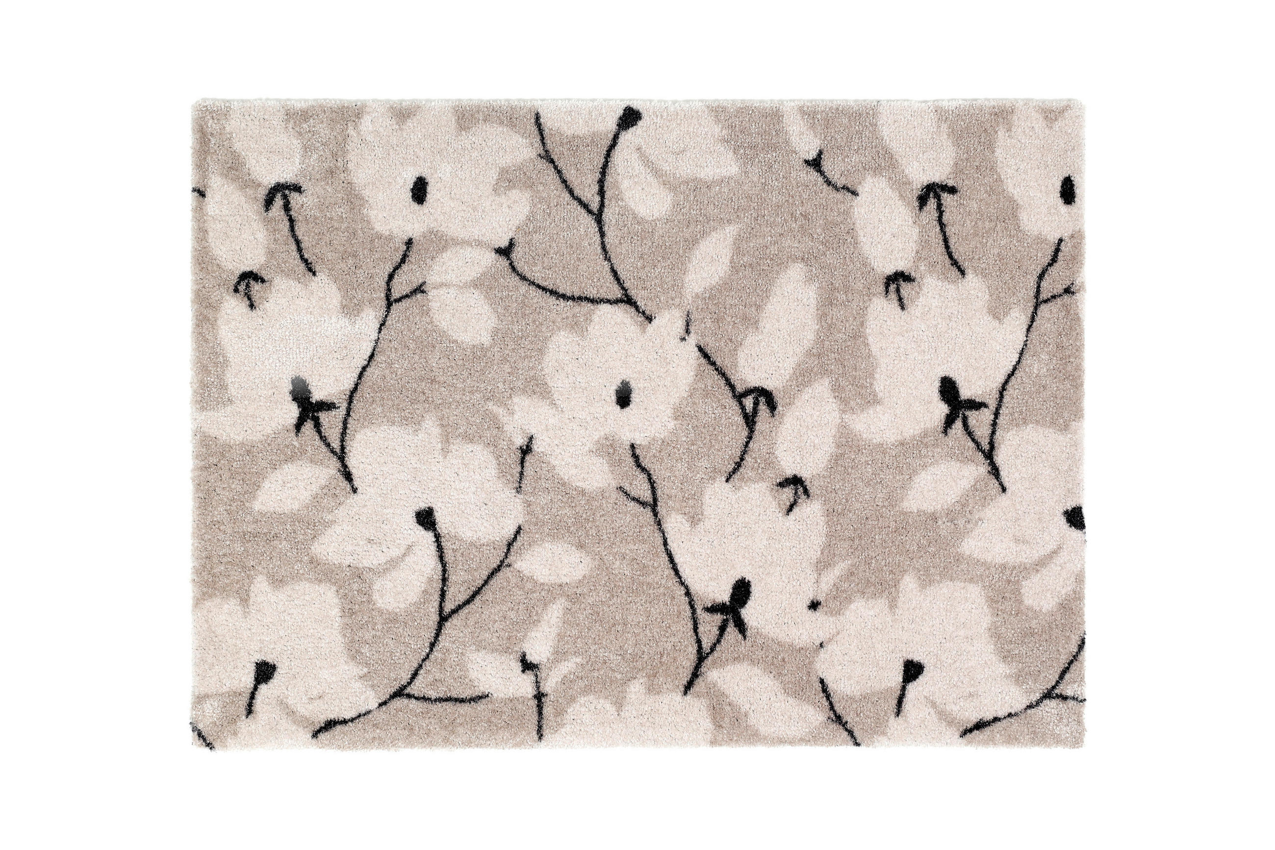 Schöner Wohnen Fussmatte Malibu Creme, Grau 67x100 cm