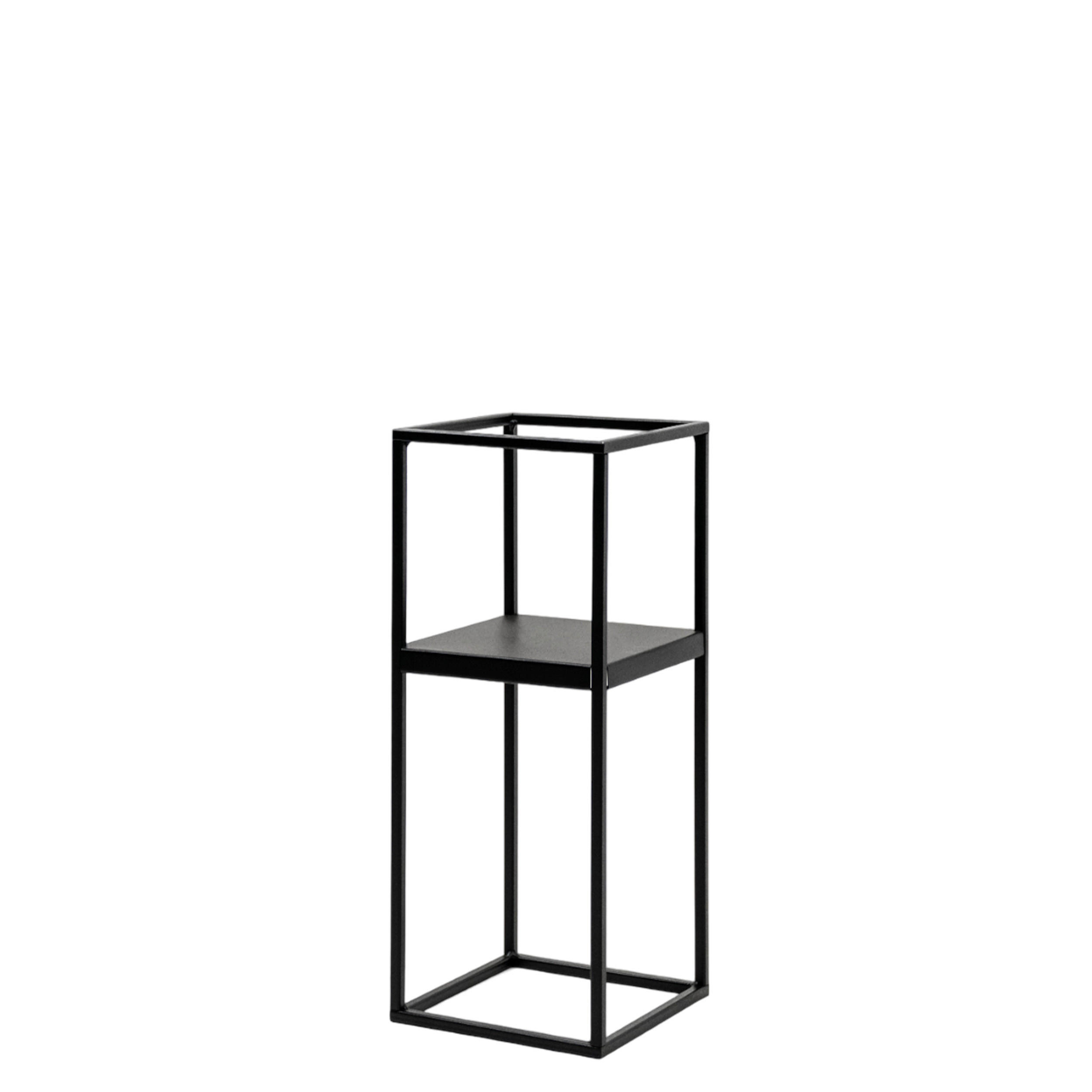 BLUMENSTÄNDER in Metall  - Schwarz, Basics, Metall (19/47/19cm)