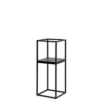 BLUMENSTÄNDER Metall  - Schwarz, Basics, Metall (19/47/19cm)