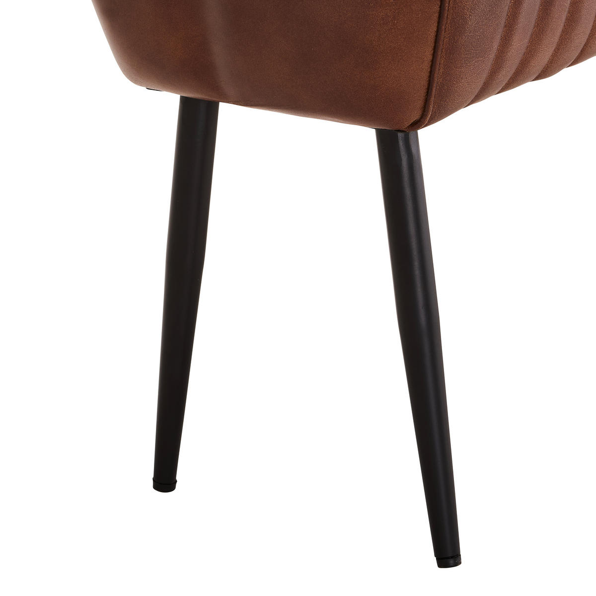 SITZBANK 107/54/32 cm Echtleder Braun, Schwarz  - Schwarz/Braun, LIFESTYLE, Leder/Metall (107/54/32cm) - Landscape