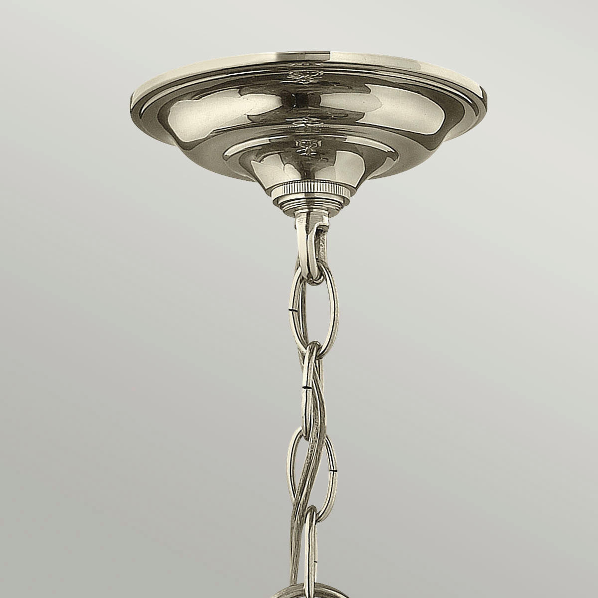 HÄNGELEUCHTE 29.7/61 cm  - Nickelfarben, Natur, Glas/Metall (29.7/61cm) - Elstead Lighting