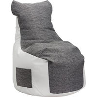 SEDACÍ VAK, sivá, biela - sivá/biela, Design, textil (85/100/85cm) - Boxxx