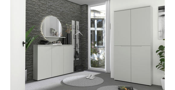 GARDEROBENSCHRANK  in 97/200/22 cm  - Schwarz/Grau, Design, Holzwerkstoff (97/200/22cm) - Xora