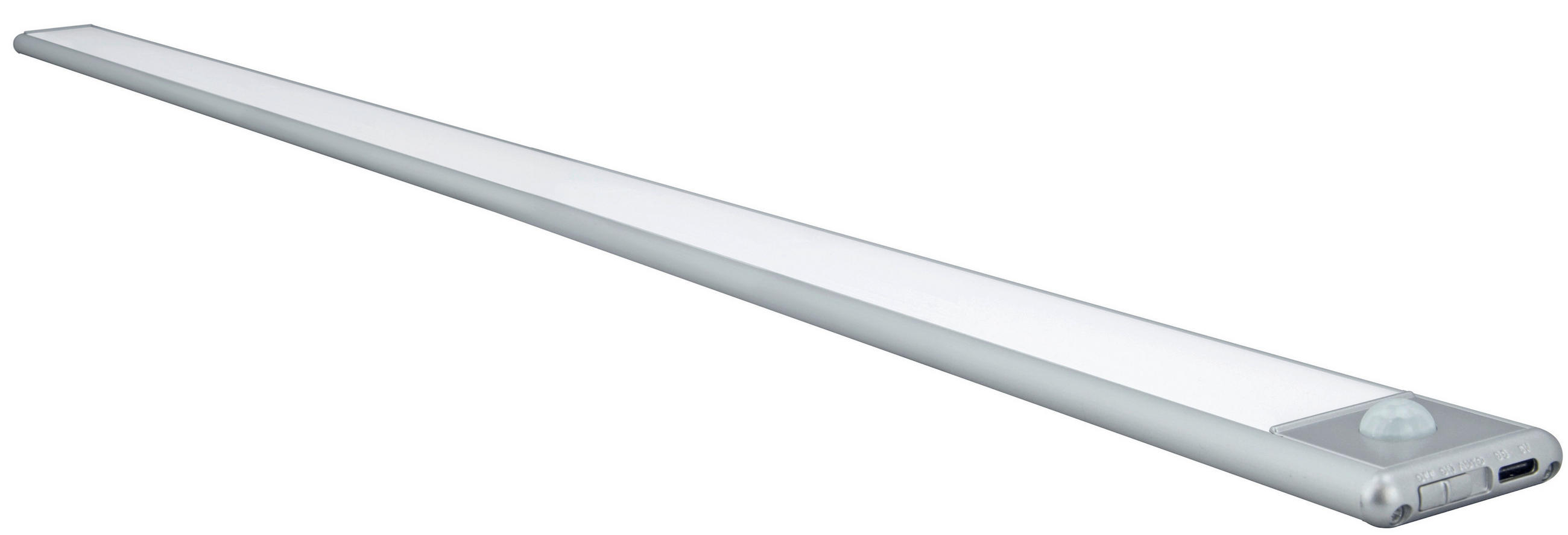 UNTERBAULEUCHTE CELL 40/4/1 cm  - Alufarben, Design, Metall (40/4/1cm)