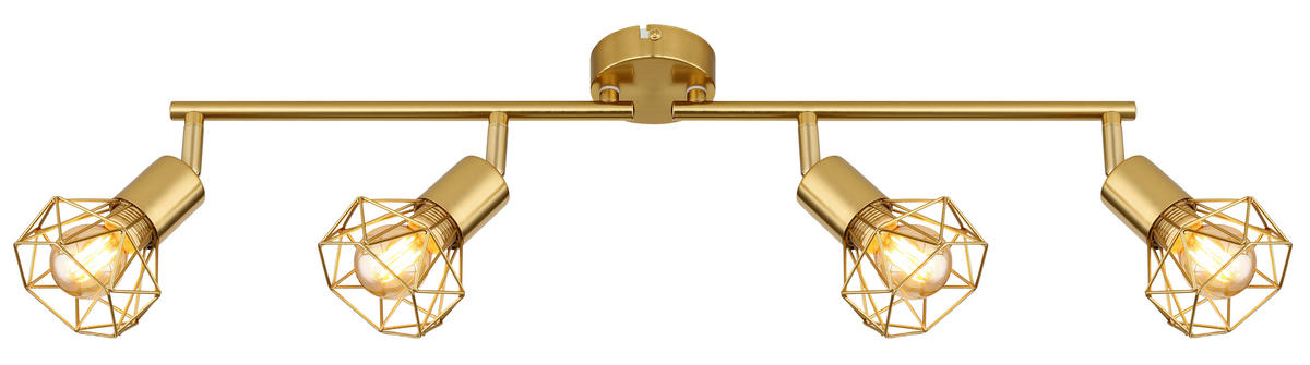 STRAHLER - Goldfarben, Design, Metall (60/8/19,5cm) - Globo
